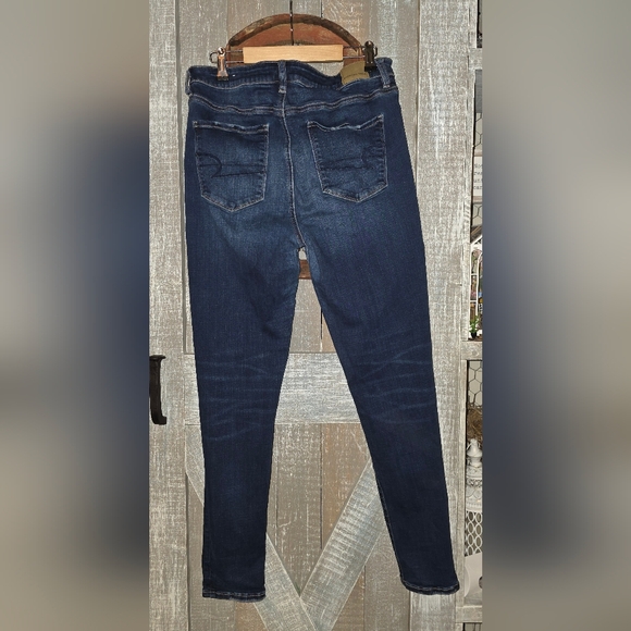 American Eagle Outfitters Navy Skinny Jeans - Picture 2 of 4